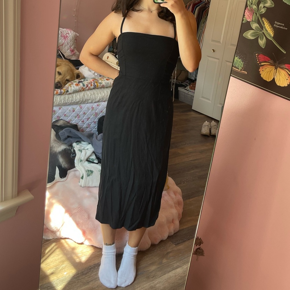 Black Midi Dress